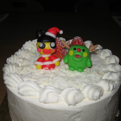 Tamagotchi Christmas Cake