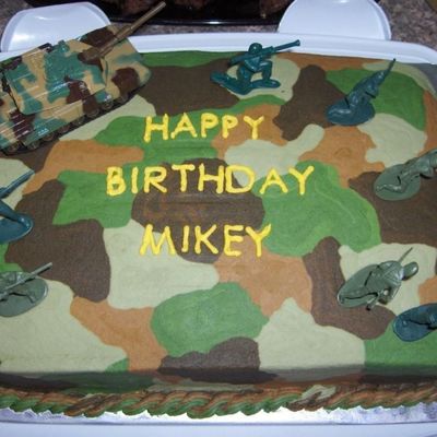 Camo Cake