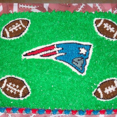 Birthday/super Bowl Cake