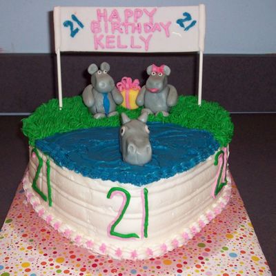 Hippo Cake