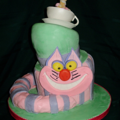 Madhatter Baby Shower Cake