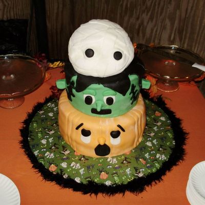 Halloween Hayride Cake 2008