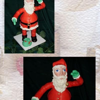 3D Standing Santa Claus