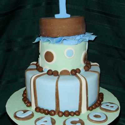 Blue-Brown-Green 1St Birthday