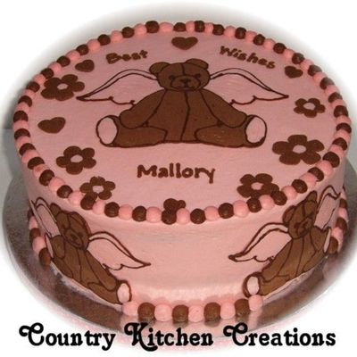 Pink And Brown Teddy Bear Shower