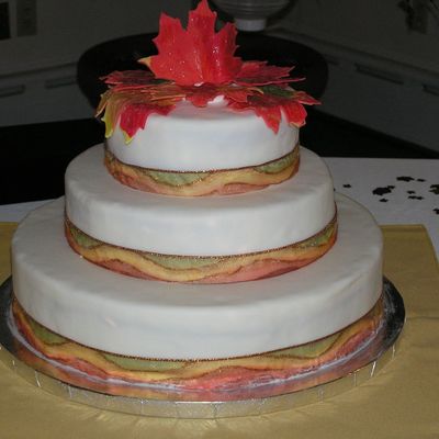 Fall Wedding Cake