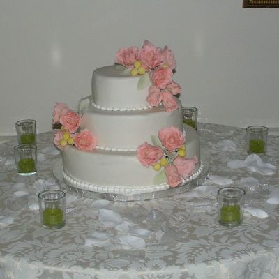 Floral Wedding Cake