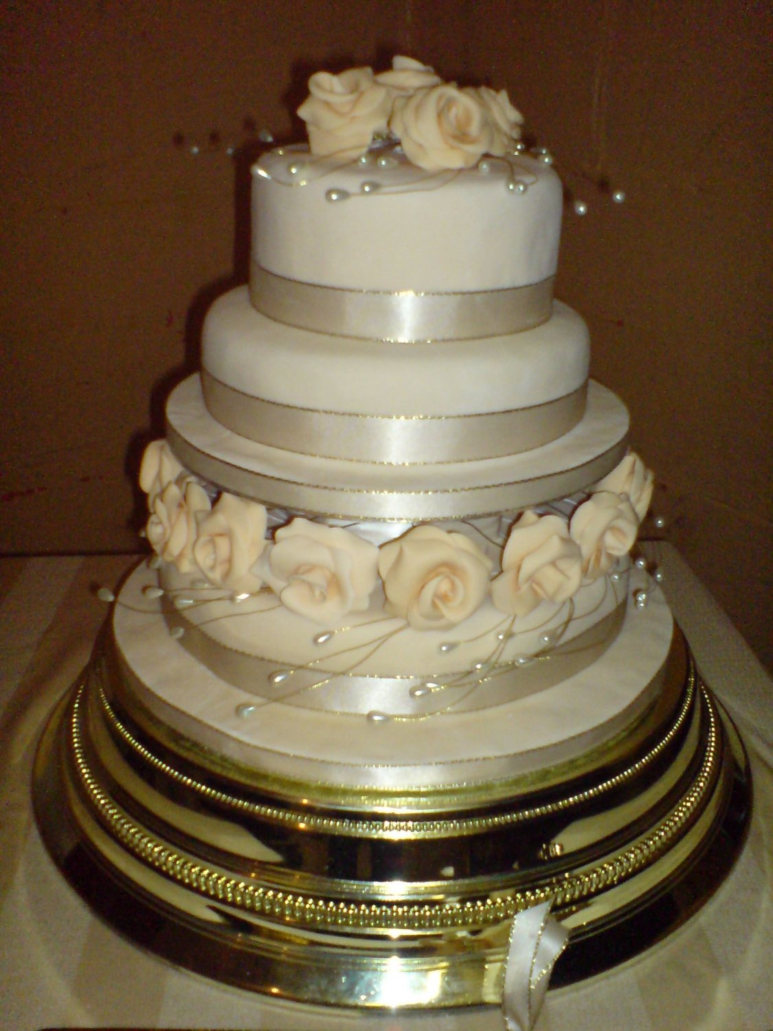 1St Wedding Cake Order - I Done It!!!