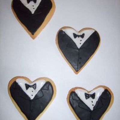 Father's Day Tuxedo Cookies