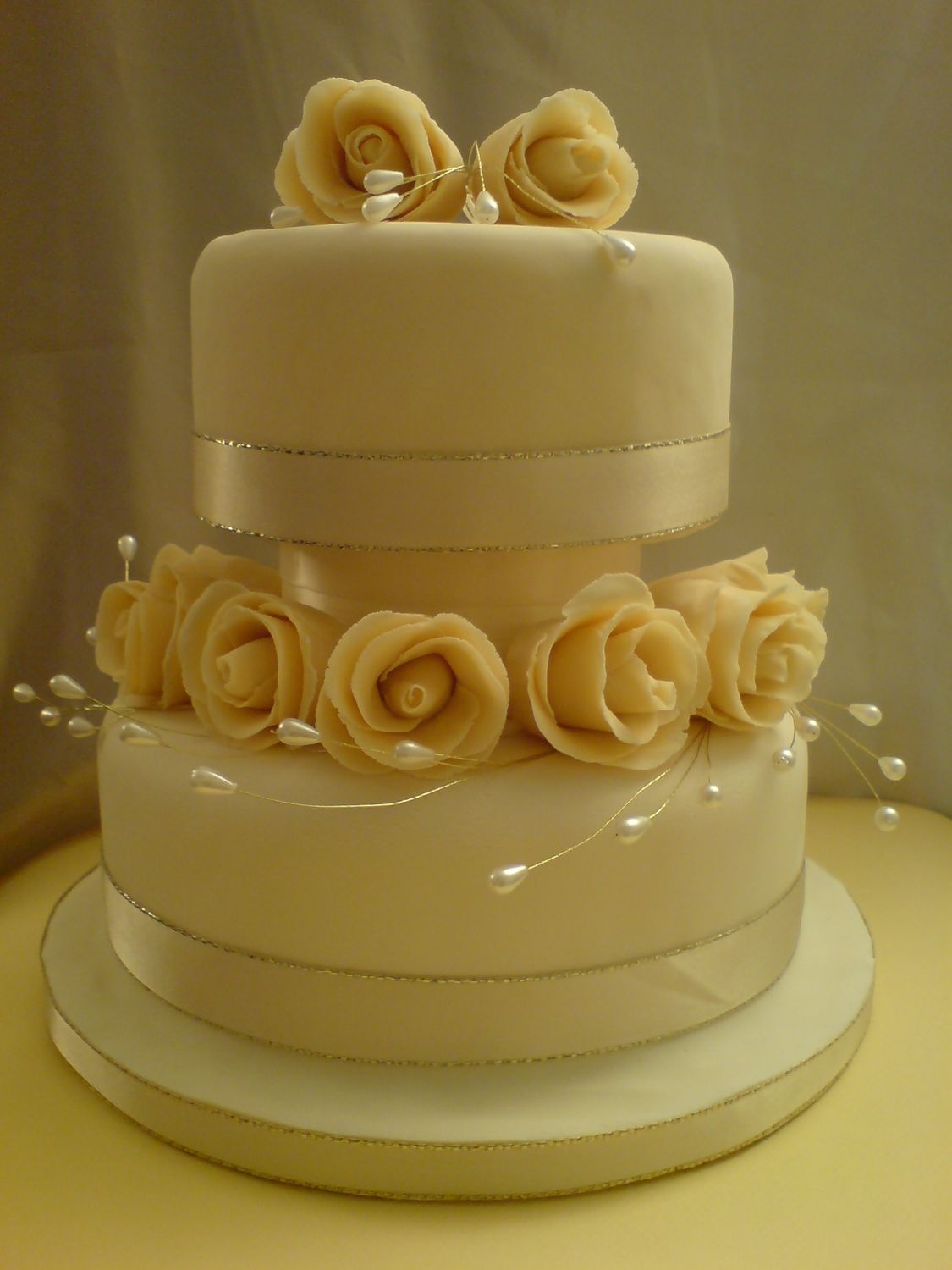 Rose Wedding Cake