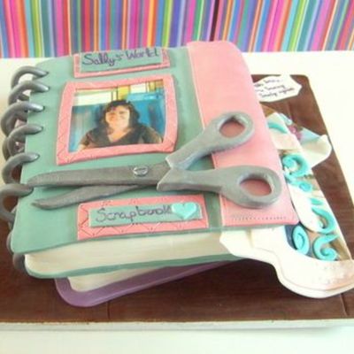 Scrapbook Cake