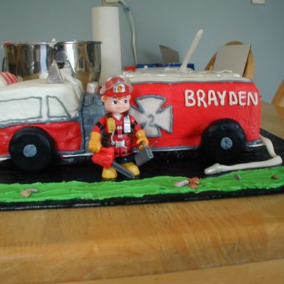 Brayden's Fire Truck