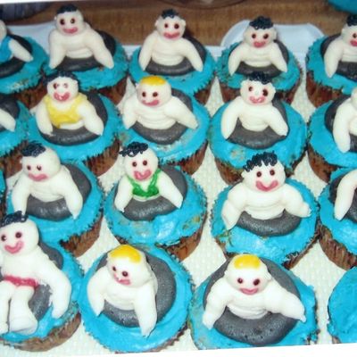 Cupcakes Children In Tubes