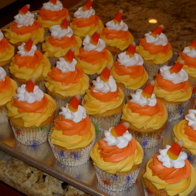 Candy Corn Cupcakes