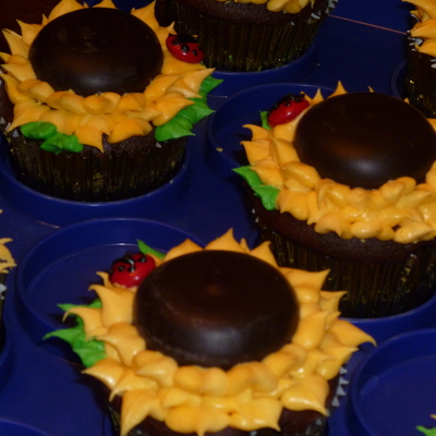 Sunflower Cupcakes