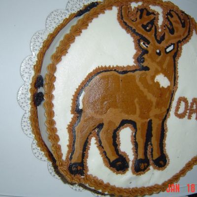 Deer Buck Cake