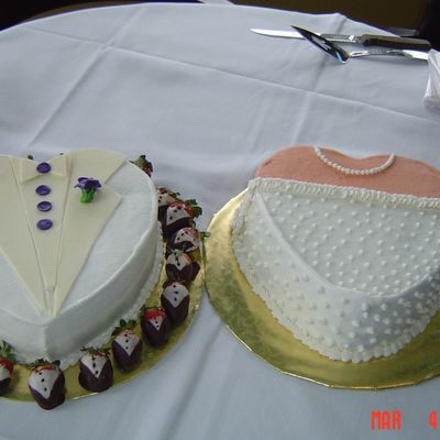 Bride Dress And Groom Tux