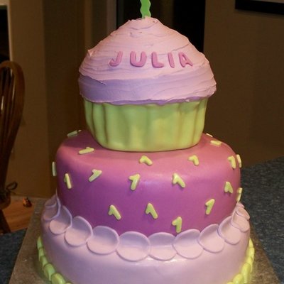 1St Birthday Cupcake