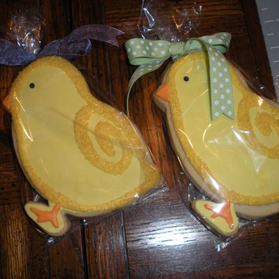 Easter Chicks Cookies