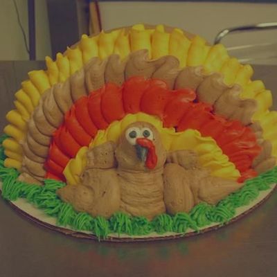 Single Layer Turkey Cake