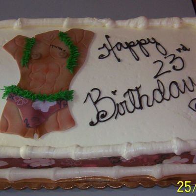 Hawaiian Themed Cake