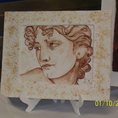 Cocoa Painting On Pastillage