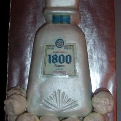 Tequila Bottle And The Tequila Cake Balls