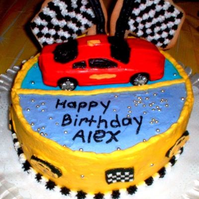 Racecar Cake