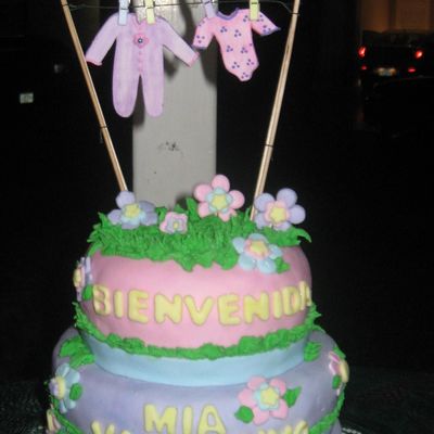 Baby's Clothes Cake
