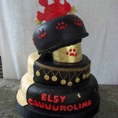 Chocolate Vanilla And Chocovanilla Mix Covered With Fondant