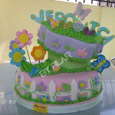 Flowers Garden Cake