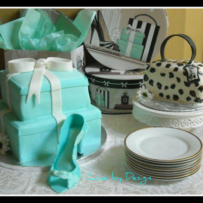 Tiffany Boxes And Leopard Purse