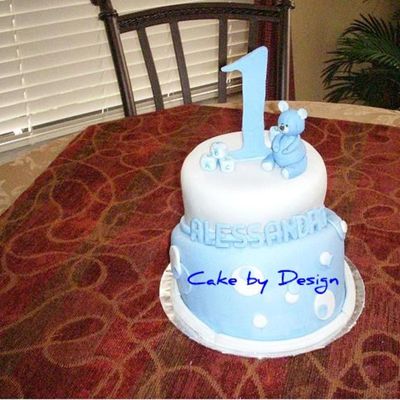 Allessandro's 1St Birthday Cake