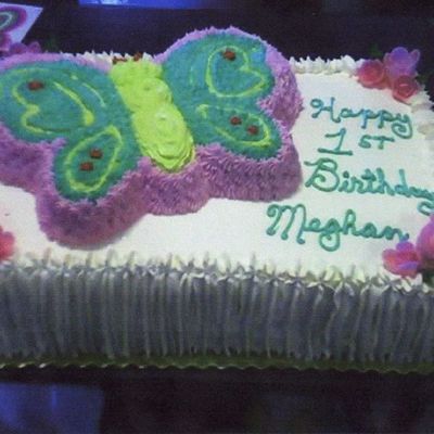 Butterfly On 1/2 Sheet