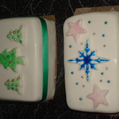 Two Christmas Cakes