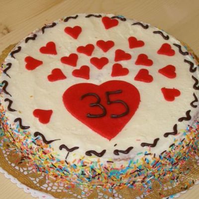 Hearts Cake