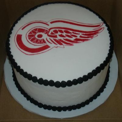 Detroit Redwings Birthday Cake