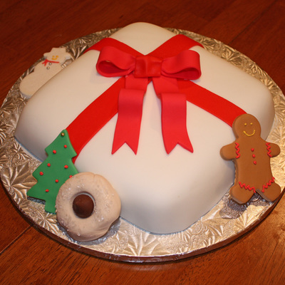 Christmas Present And Cookies