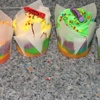 Preschool Graduation Cupcakes