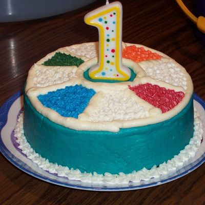 Pool Float Smash Cake