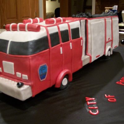 Firetruck Cake