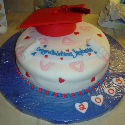 Graduation Cap & Tassel Cake