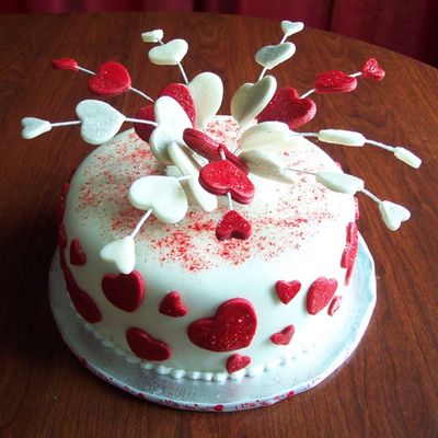 Valentine's Day Celebration Cake