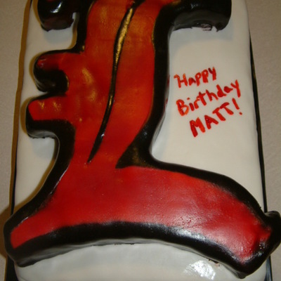 Louisville Cardinal Cake