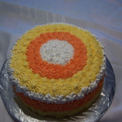 Candy Corn Cake