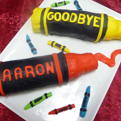 Crayon Cake