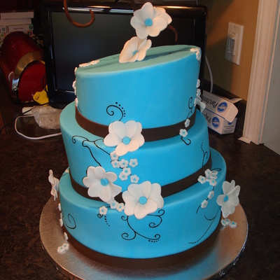 Whimsical Dogwood Cake