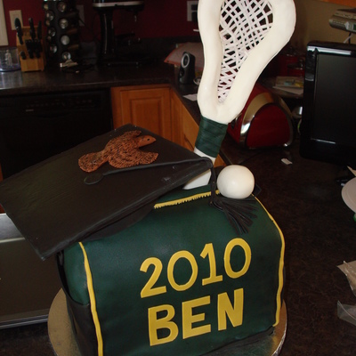 Lacross Bag Cake