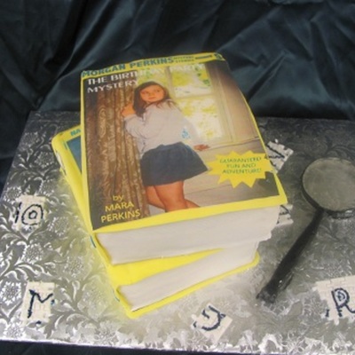 Nancy Drew Book Cake