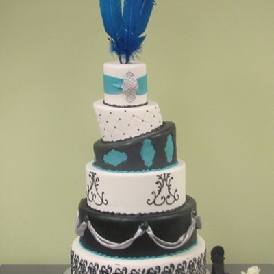 Topsy Turvy Graduation Cake